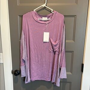 ANDREE BY UNIT Purple Tunic Top
